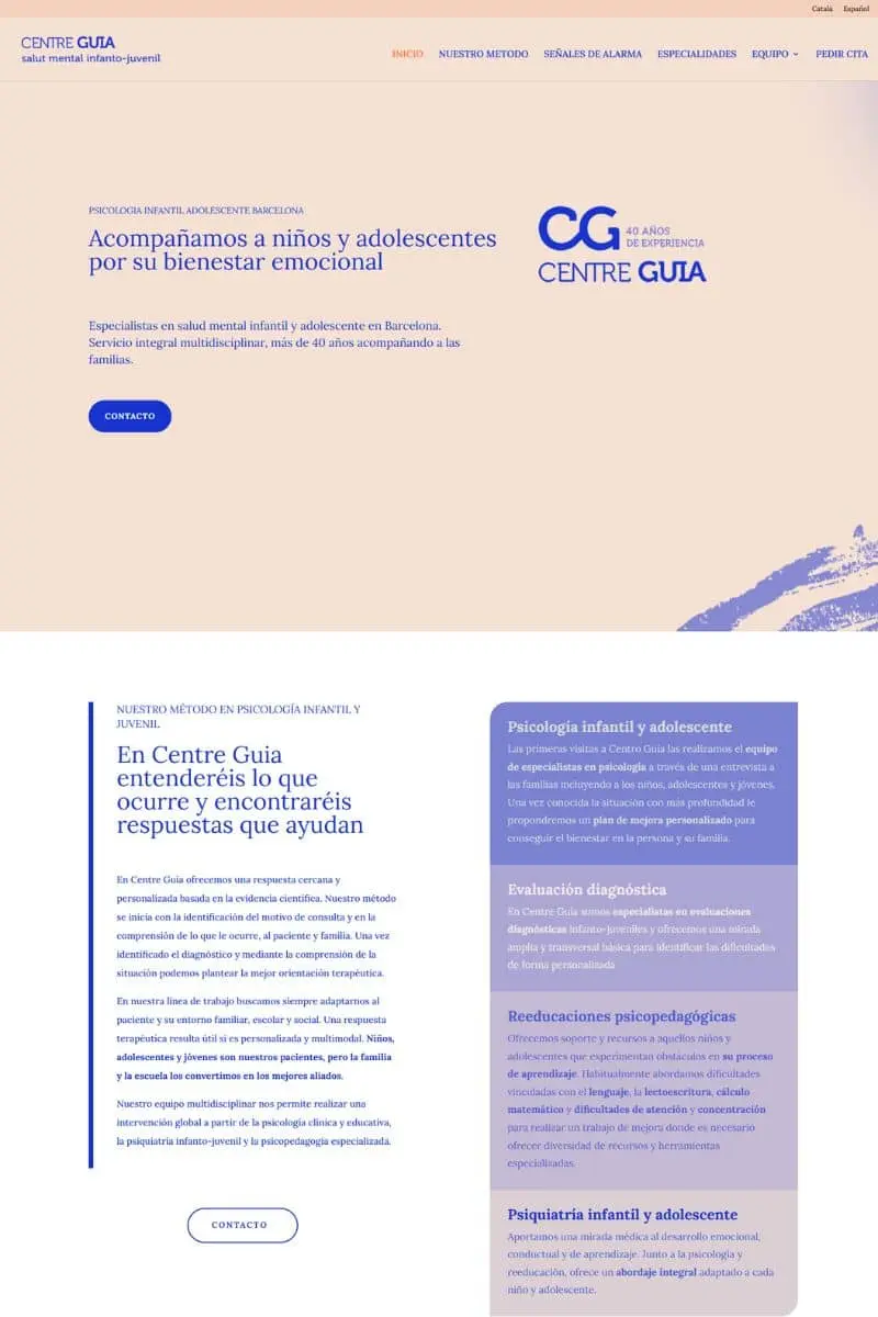 Diseño de página web para psicólogos Diseño de página web para psicólogos