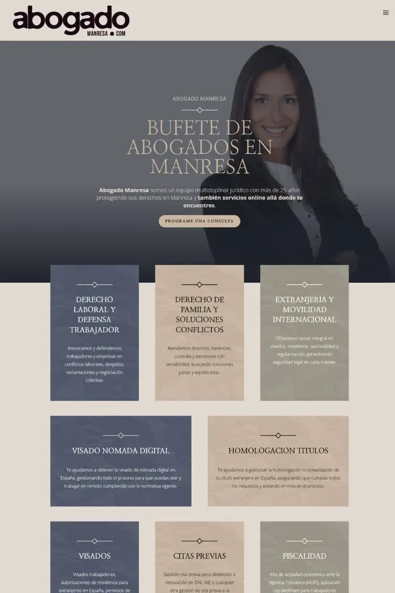Diseño web para abogados Diseño web para abogados